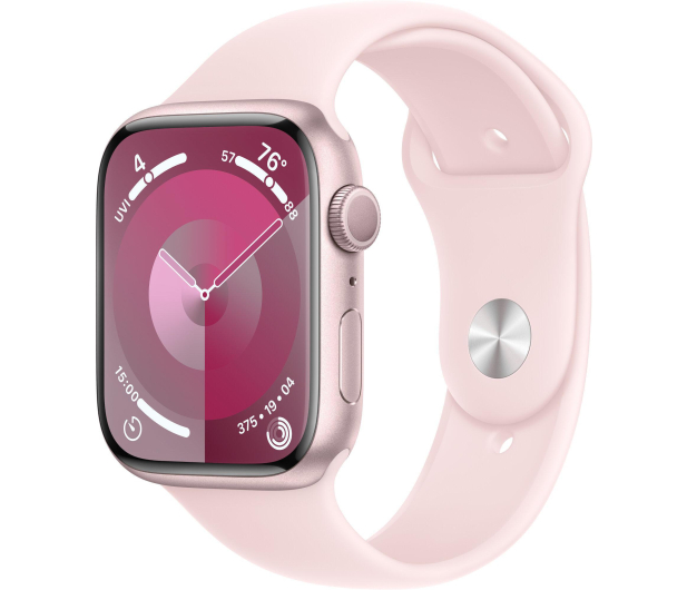 Apple Watch 9 41/Pink Aluminum/Light Pink Sport Band S/M GPS - 1180261 - zdjęcie